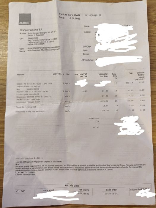 Telefon mobil Honor 90 Lite, 8GB RAM, 256GB, 

Telefon mobil Honor 90