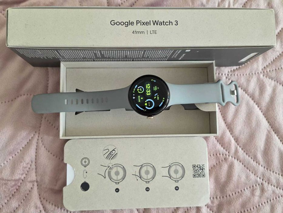 Ceas Google Pixel Watch 3 41mm LTE Champagne Gold
