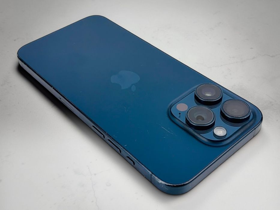 Apple iPhone 15 Pro Max 256GB Titanium Blue 100% Батерия! Отличен