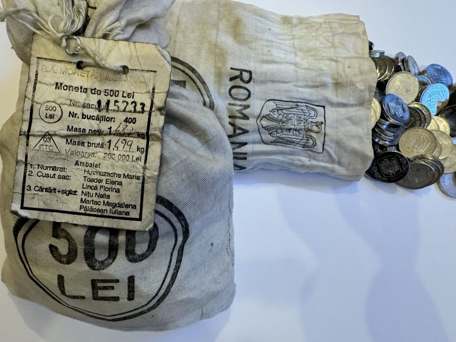 Monede 500 lei  Raritate