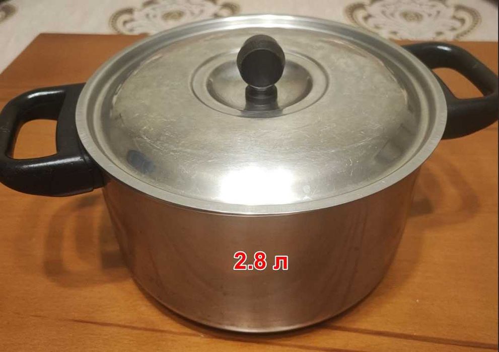 Продам кастрюли и крышки из пищевой нержавеющей стали