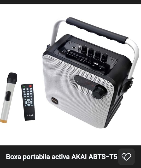 Boxa karaoke portabila Akai abts-t5