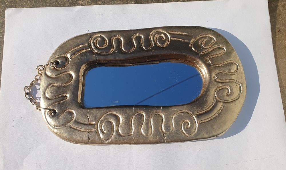 Oglinda vitange ceramica