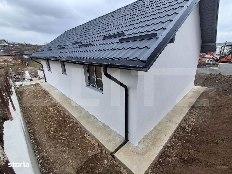 Casa 3 camere, 86mp, 310 mp teren, cu terasa si beci, Visani