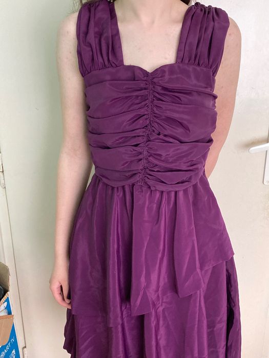 Копринена парти рокля