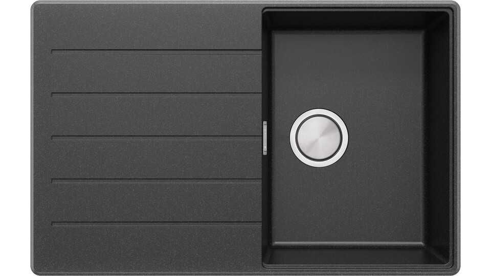 графит кухненска мивка от гранит Копенхаген 780х500 Top 50