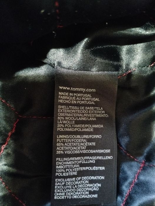 Мъжко вълнено палто Tommy Hilfiger Размер М