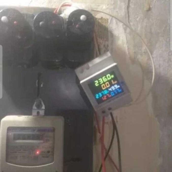 Контролен електромер за DIN шина TOMZN 100A