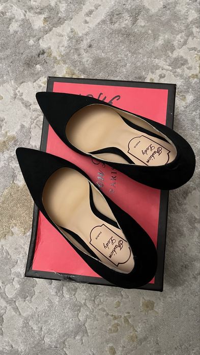 Туфли натуральная замша