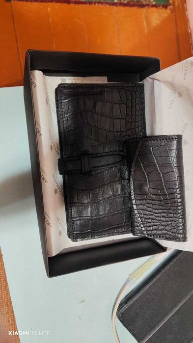 Кошелёк новый темно коричневый