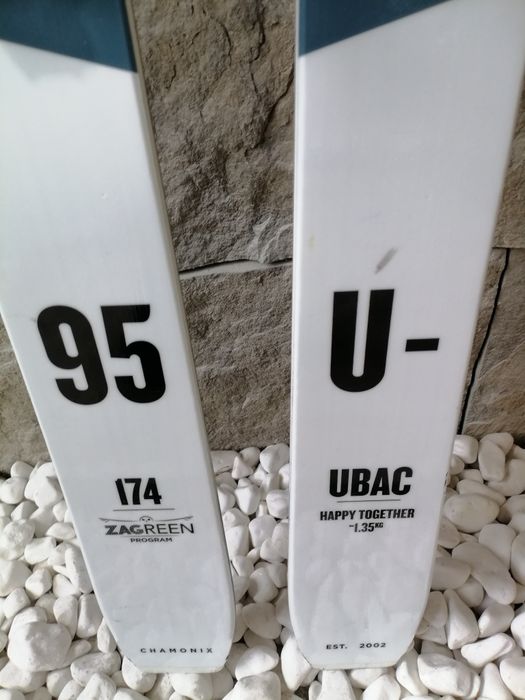 Schiuri ski tura Zag Ubac 95+legaturi Dynafit Ridge 12+piei Nou!174 cm