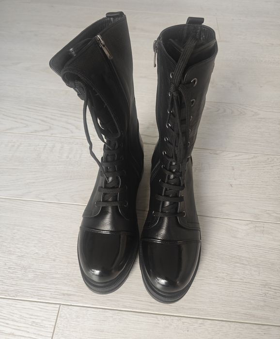 Нови!!! Кожени ботуши 39 номер