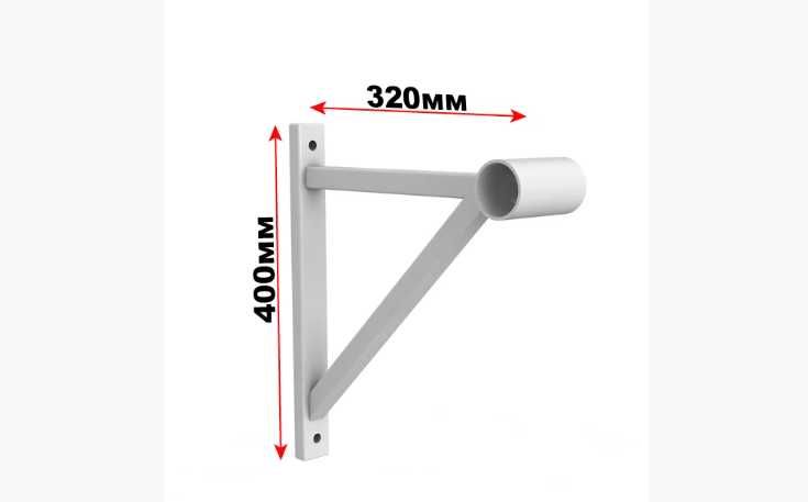 Однорядный наcтенный кронштейн