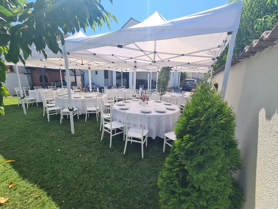 Închiriere Pavilioane nunta și petreceri (Mese + Scaune Incluse)
