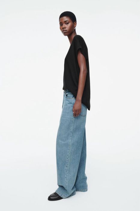 COS volume wide-leg jeans