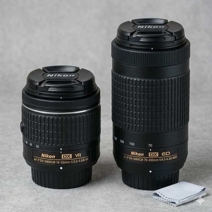 Ексклузивен комплект Nikon D5600 + Dual Lens Kit & Case – Като нов