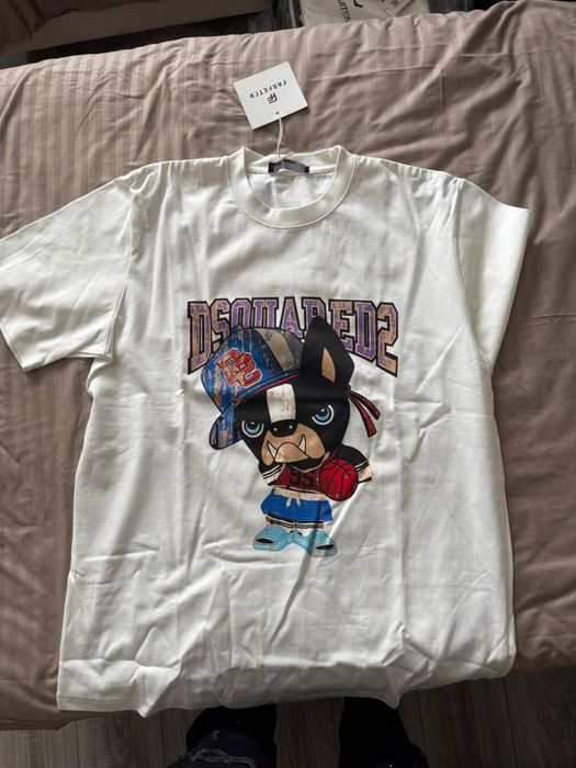 Tricou dsquared alb