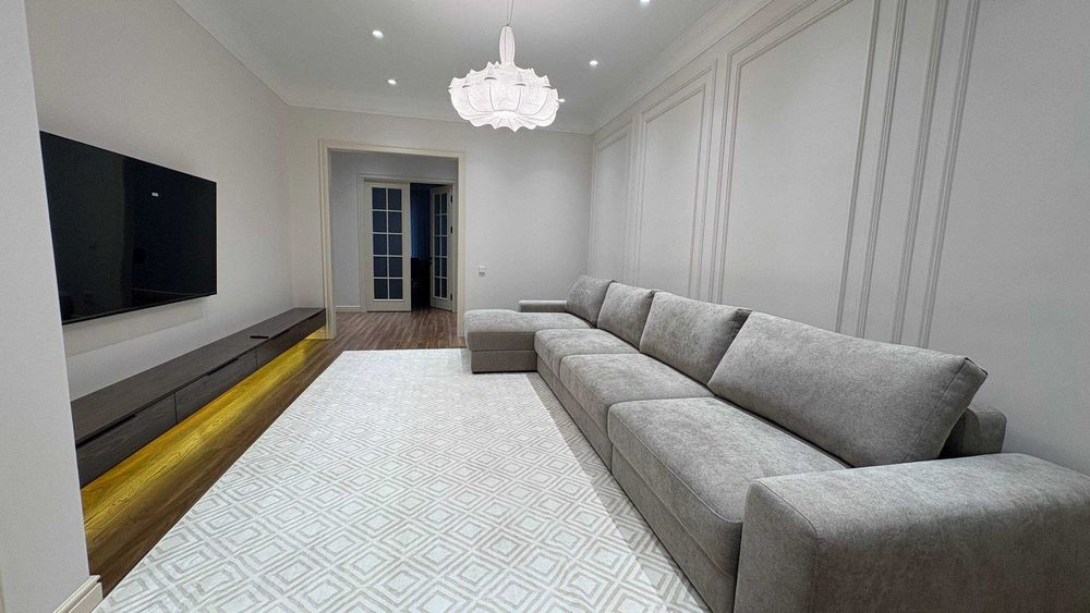 4-комнатная квартира 130 м² в ЖК «Лондон», новый ремонт