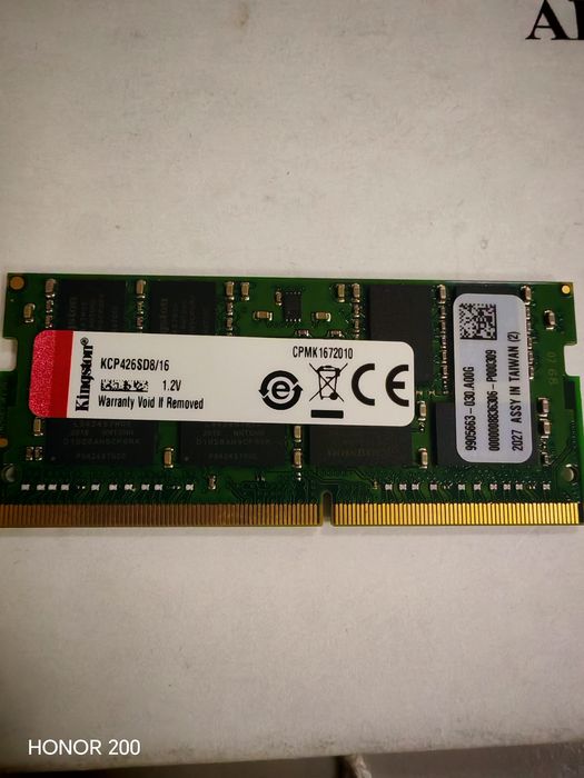 Kingston DDR4 16gb 2666mhz sodimm original