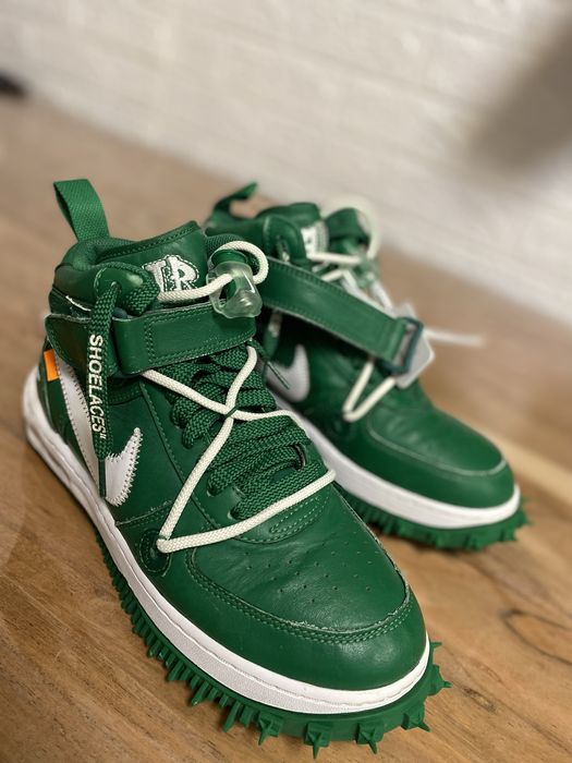 Adidasi nike off white pine green
