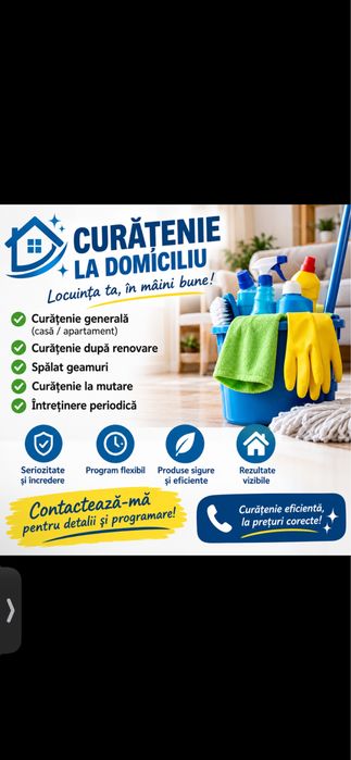 Curatenie la domiciliu