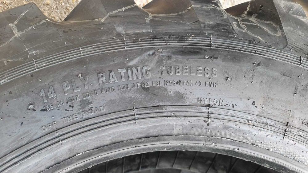 Anvelope noi 16.9-28 OZKA IND80 14PR cauciucuri BULDO spate