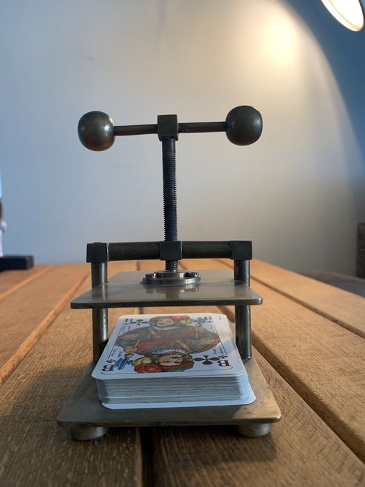 Преса за карти / 1900 та год.