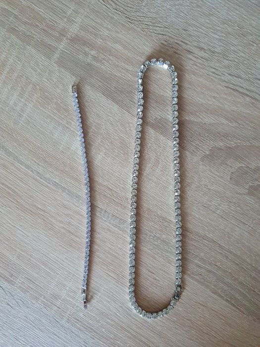 Vând set bratara+lanț tennis