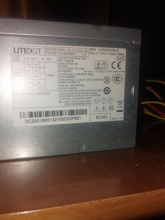 Блок питания Lite-On 200W