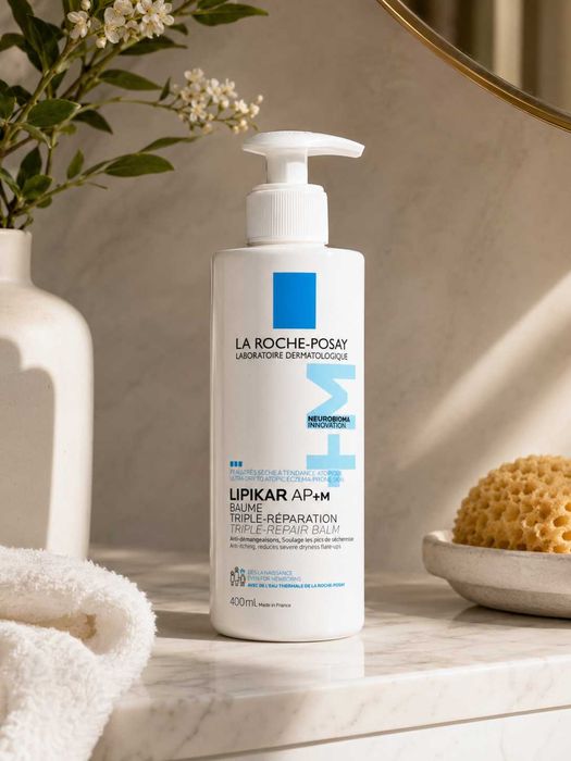 La Roche-Posay Lipikar Baume AP+M-Qichishish, quruqlikka qarshi balsam