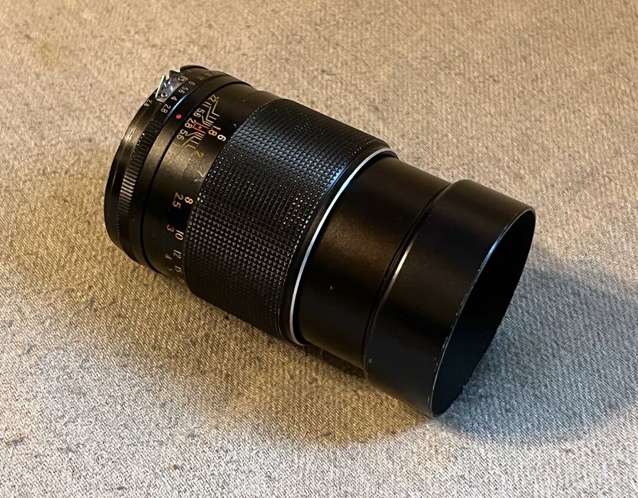 Obiectiv Kenlock Automatic 135mm f2.8 montura Nikon F manual