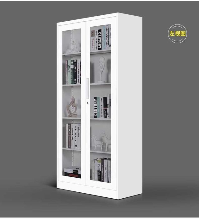 шкаф   Шкаф с закалённым стеклом  /Прочный офисный шкаф