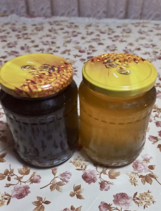 Miere de albine,salcam si mană