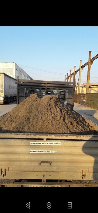 Nisip sort margaritar balast moloz