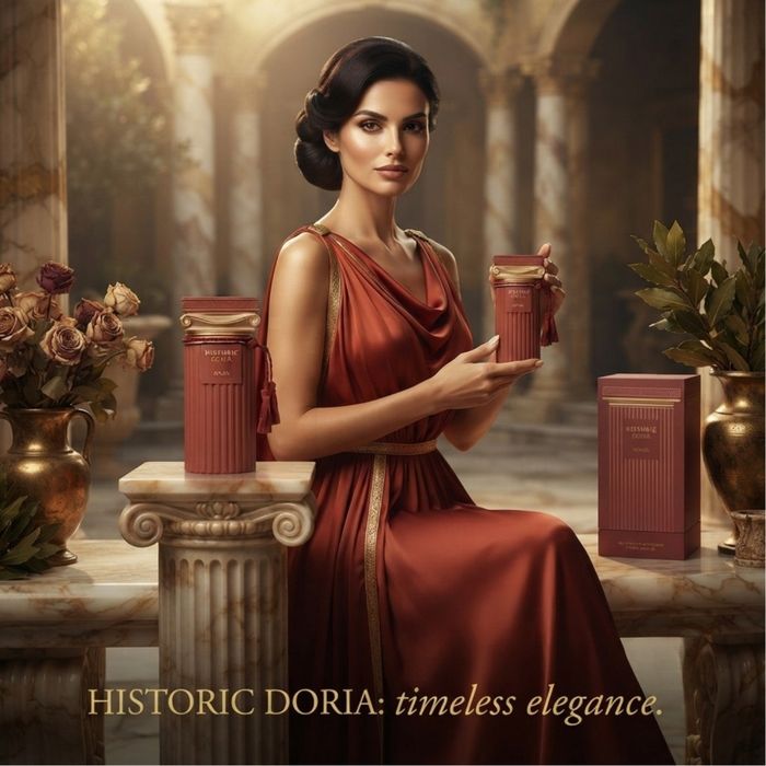 Afnan Historic Doria EDP 100 мл – Луксозен ориенталски аромат с нотки на подправки, дърво и сладка топлина