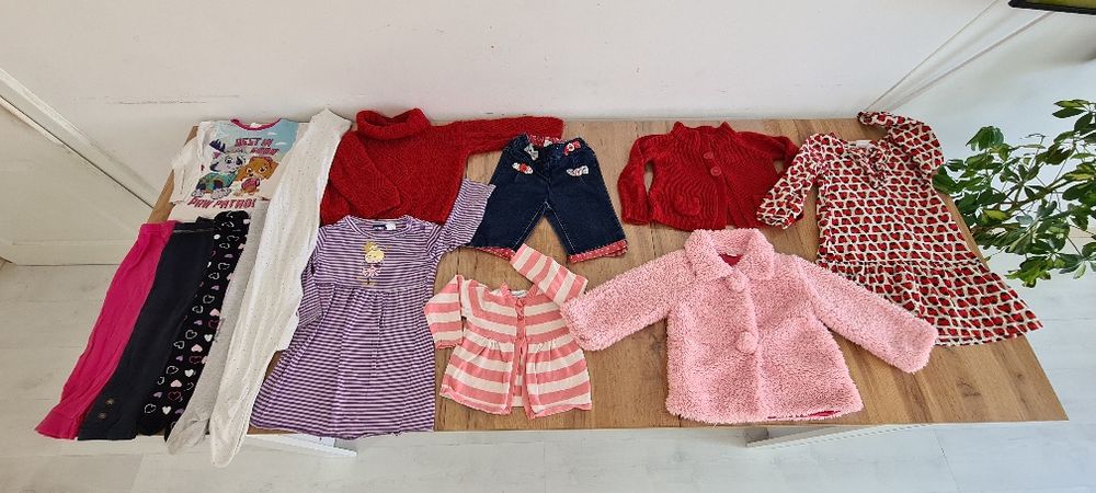 Лот 18-24 месеца момиче есен зима