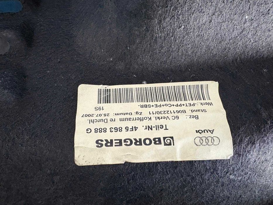 tapiterie portbagaj audi a6c6 limuzina dreapta