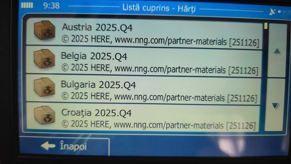 Actualizare GPS ,
