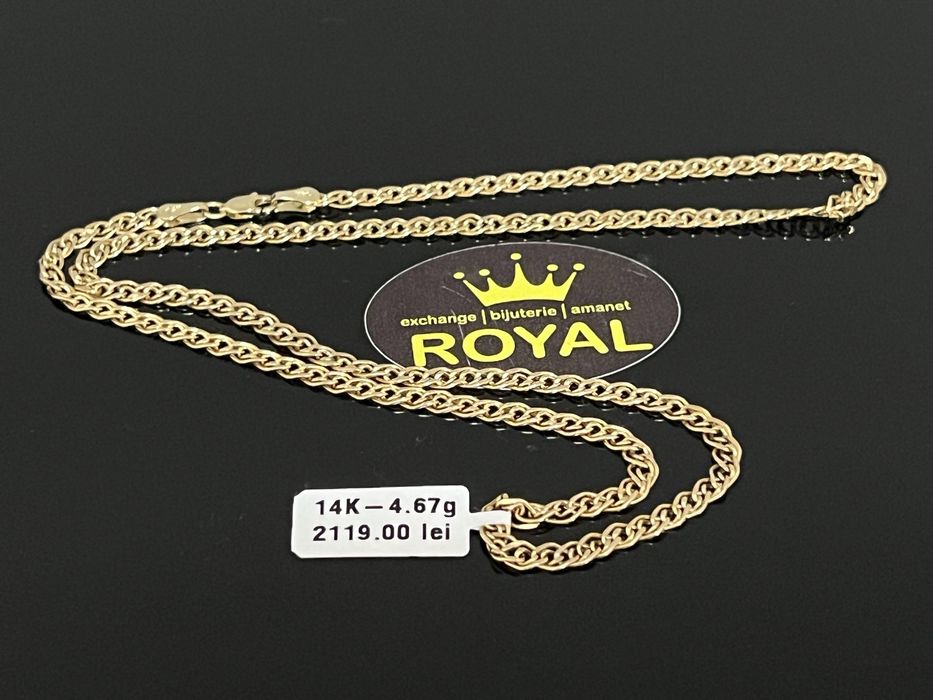 Bijuteria Royal CB : Lant aur 14k 585  4,67 gr
