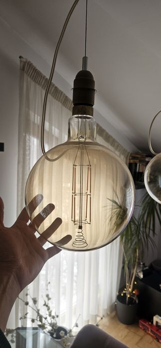 5 LED крушки E27 g200 8W 810lm 1800K златиста димеруема