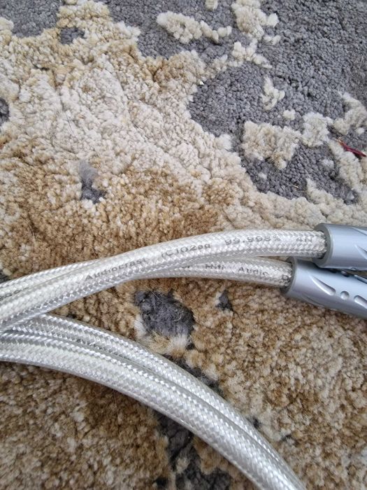 Cablu interconnect RCA Audiocrast Argint solid si conectori Viborg