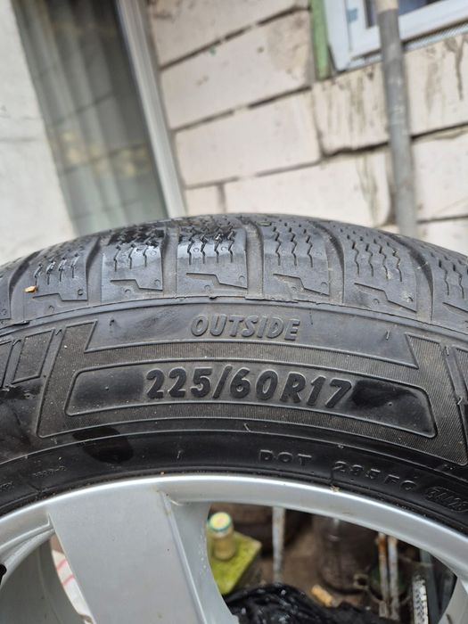 225/60 R17 cu cauciucuri de iarnă