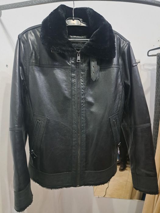 Кожено яке с топла подплата!