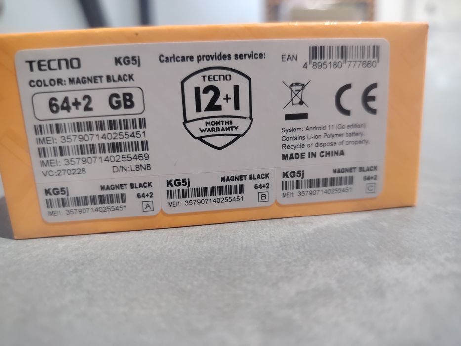 tecno spark go 2022