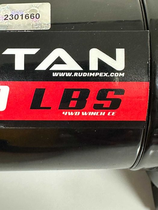 Лебедка 2000 lbs ,907 кг,12V,електрическа-дистанционно, въже 6 м/ 4 мм