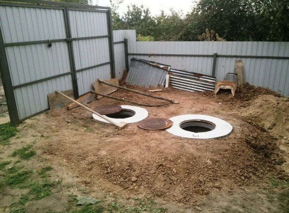 Бетонный септик под ключ