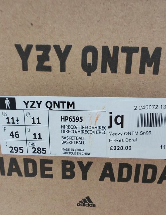 Ghete Adidas  Yeezy qntm mărimea 46