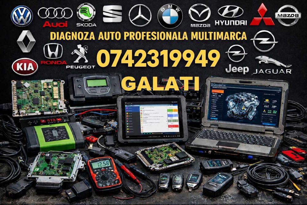 Tester laptop diagnoza profesionala + codari BMW ISTA+ / OBD Eleven 3 / VCDS VAG Audi Skoda