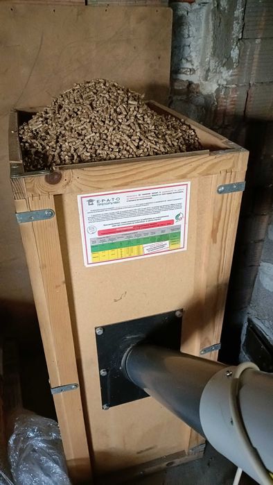 Пелетно котле 25kW с автоматична горелка