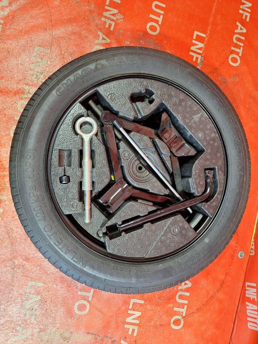 KIT Roata Rezerva SLIM 5x108 17'' OEM VOLVO V40 V60 V90 XC60 NOUA